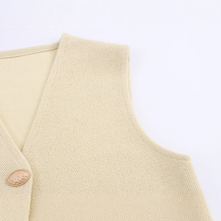 Damen elegante Strickweste Drune