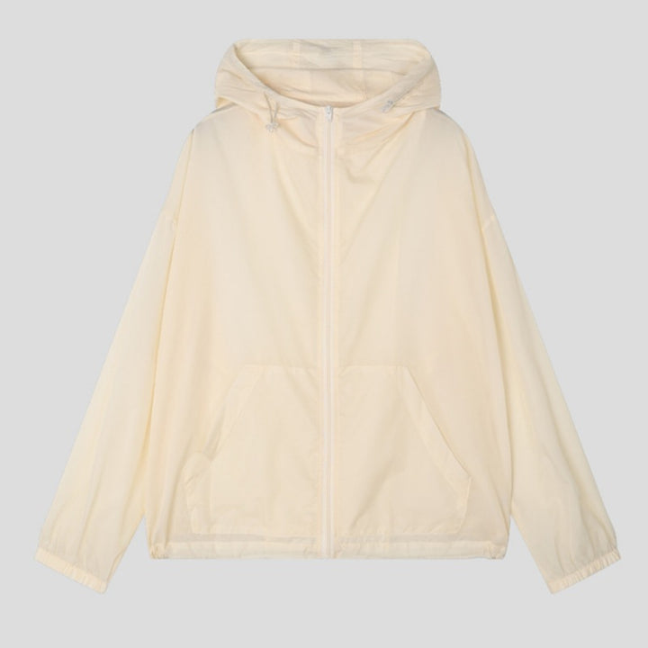 Damen leichte Regenjacke mit praktischen Taschen Drune