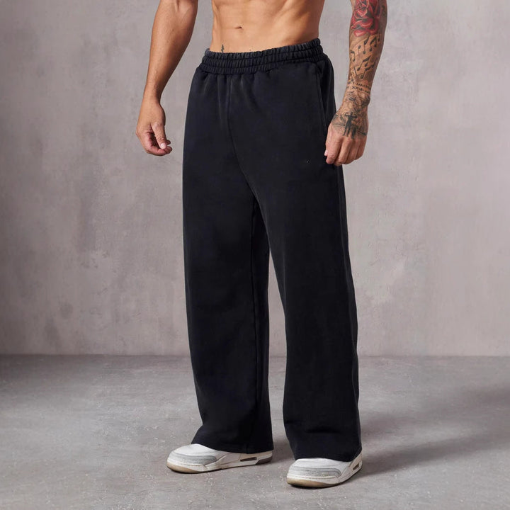 Herren Baggy Jogginghose mit elastischem Bund und seitlichen Taschen Drune