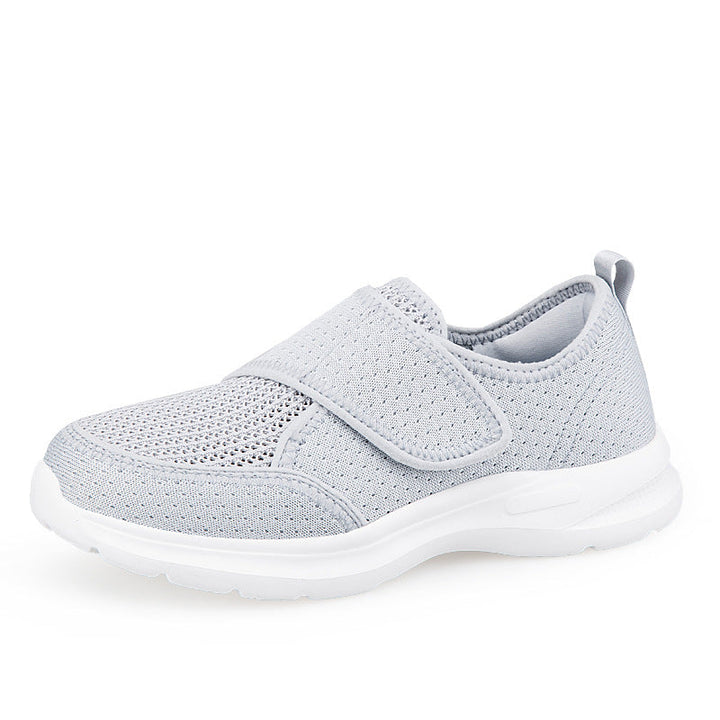 Damen Atmungsaktive Freizeit-Schuhe mit verstellbarem Klettverschluss Drune