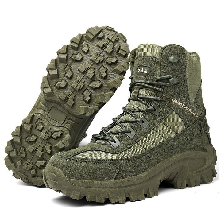 Damen Militärische Wanderschuhe mit rutschfester Sohle und atmungsaktivem Obermaterial Drune