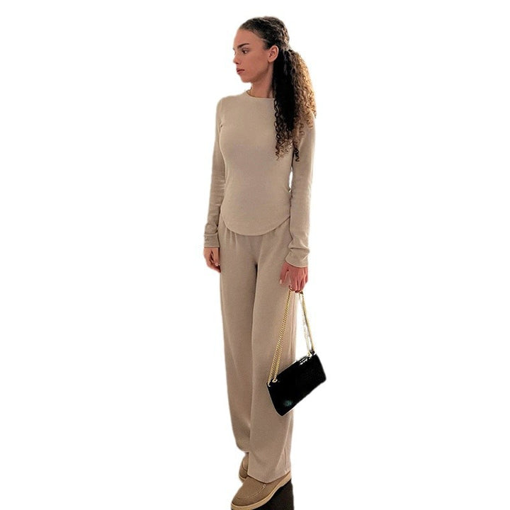 Damen Loose-Fit Loungehose mit elastischem Bund und weichem Material Drune
