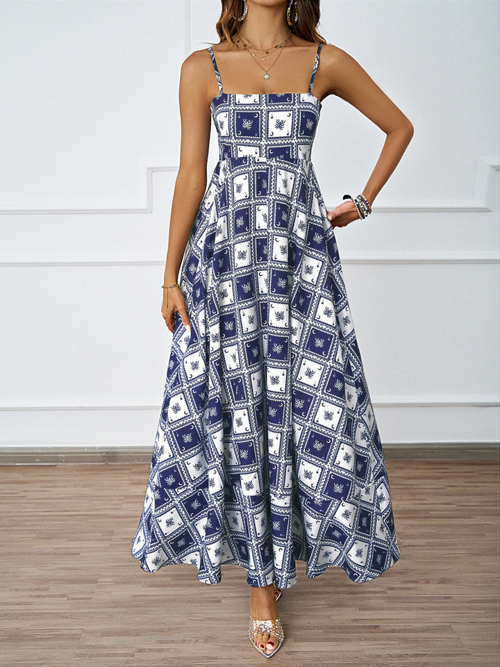 Damen Maxikleid mit grafischem Muster Drune