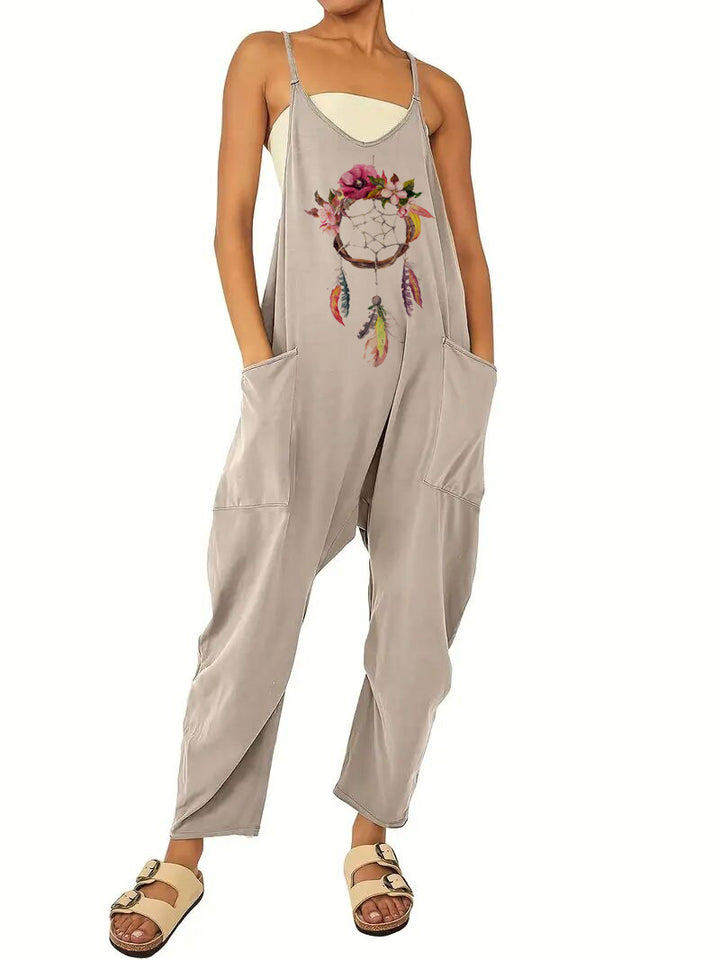 Damen Jumpsuit mit lässigem Schnitt und praktischen Taschen Drune