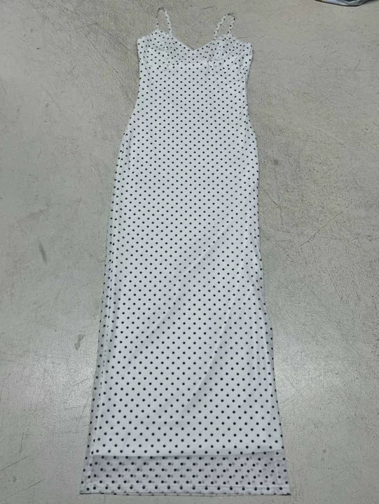 Damen elegantes Wickelkleid mitseitlichem Schlitz und dekorativen Rüschen Drune