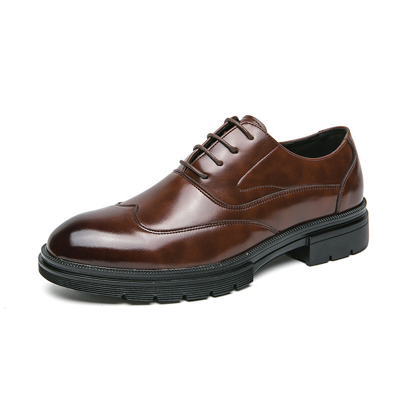 Damen Elegante Schnürschuhe mit hochwertigem Leder und rutschfester Sohle Drune