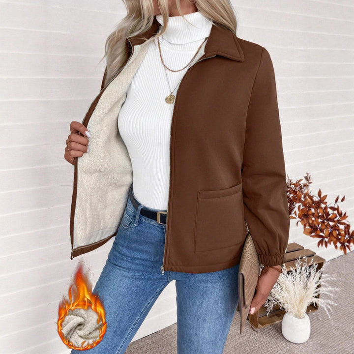 Damen Freizeitjacke mit Frontreißverschluss und praktischen Taschen Drune