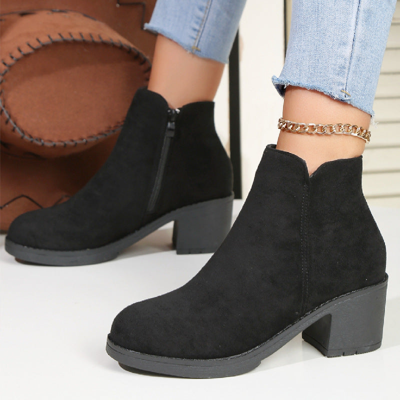 Drune | Stiefeletten Mit Blockabsatz