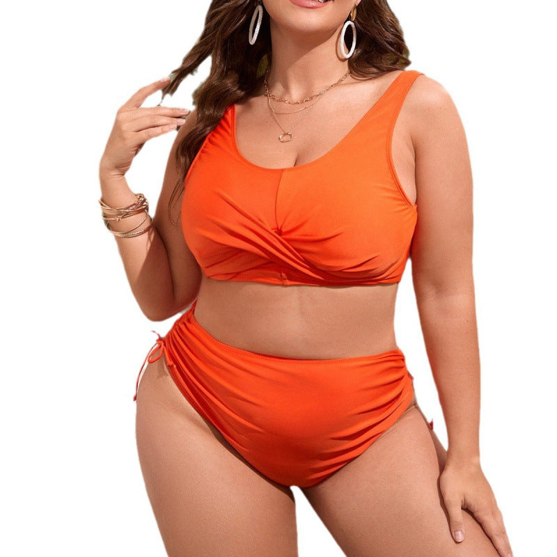Damen Bikini-Set mit anpassbarem Twist-Oberteil und hochgeschnittenen Unterteilen Drune