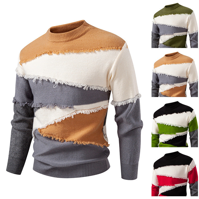 Herren modischer Pullover mit einzigartigem Fransen-Design Drune