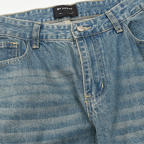 Damen weit geschnittene Jeans mit ausgefallenem Design Drune