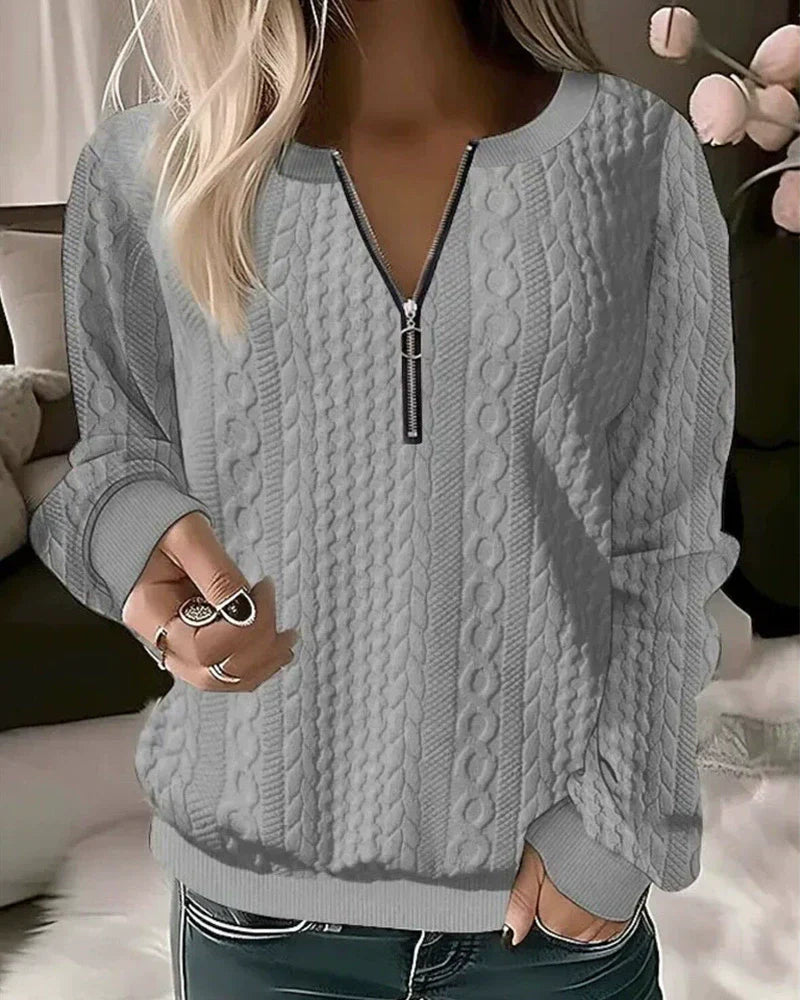 Drune | Reißverschluss Sweatshirt Freizeitkleidung