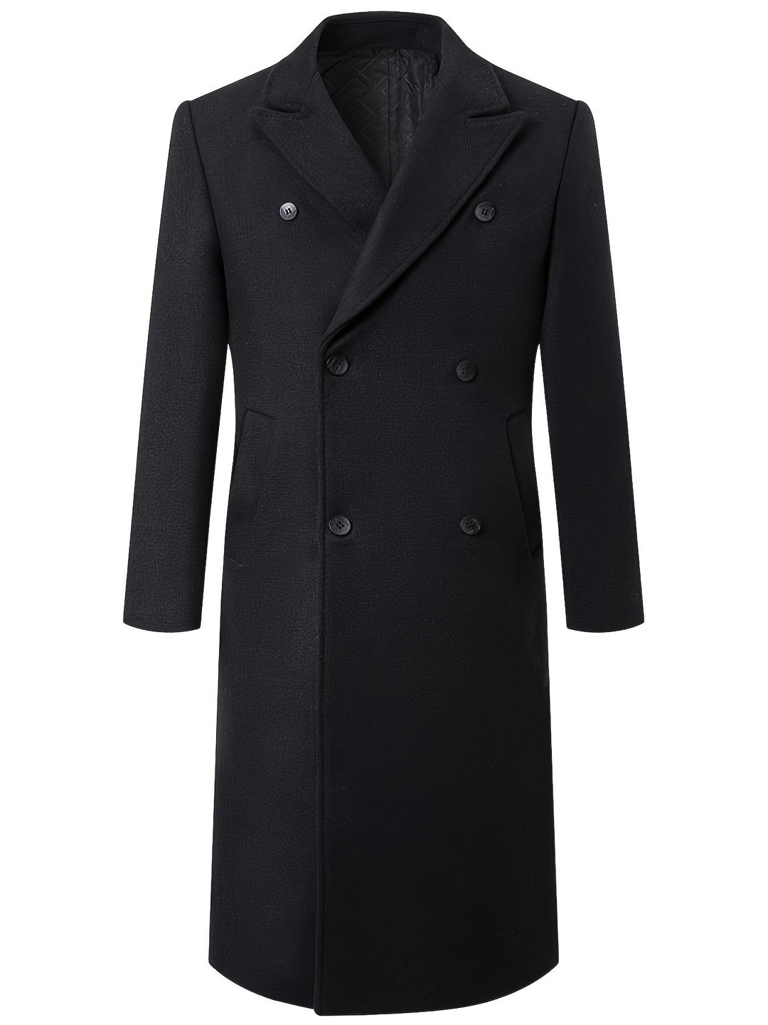 Herren eleganter Doppelt-Front-Mantel aus hochwertigem Material Drune