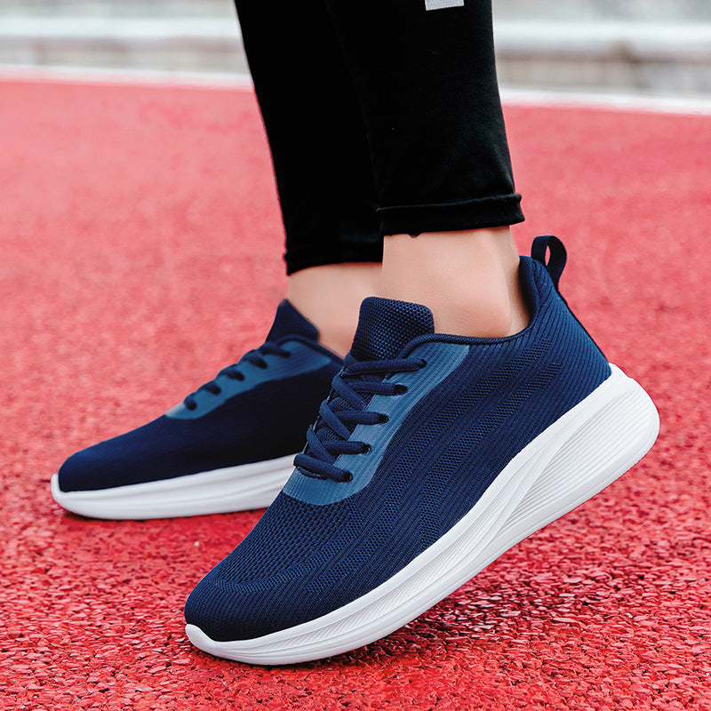 Unisex nan leichter Strick-Laufschuh mit atmungsaktivem Obermaterial und stoßdämpfender Schaumsohle Drune