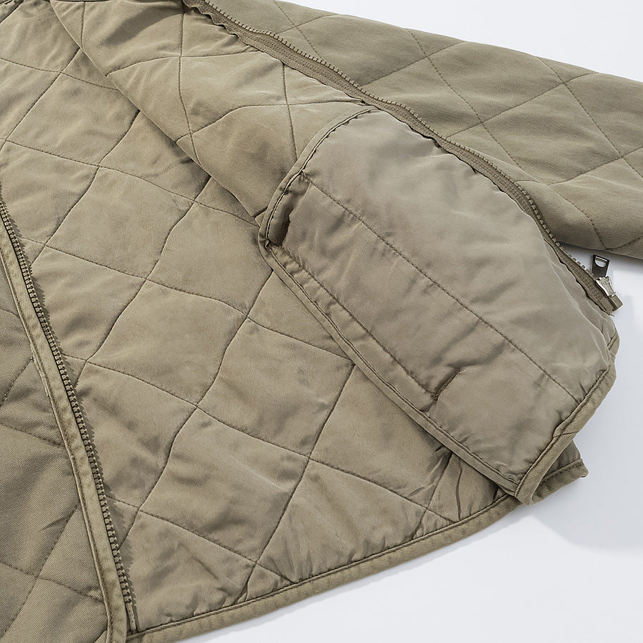 Damen gesteppte Übergangsjacke mit schlichten Taschen und elegantem Schnitt Drune