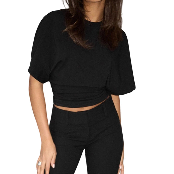 Damen lässiges Crop-Top Drune