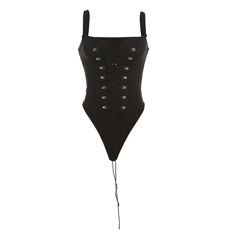 Damen Badeanzug mit einzigartigen Schnürdetails Drune