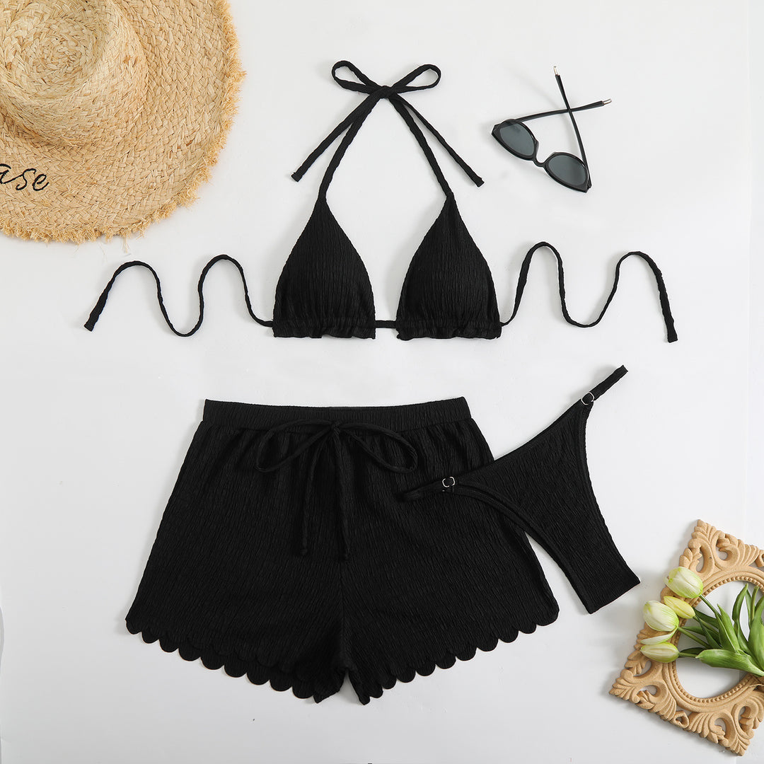 Damen Bikini-Set mit raffiniertem Hosenrock Drune