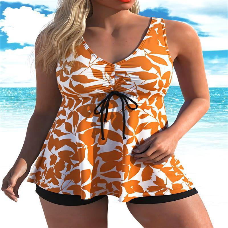Damen Strandkleid mit dynamischem Zebra-Design Drune