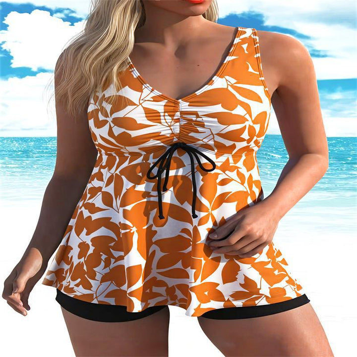 Damen Strandkleid mit dynamischem Zebra-Design Drune