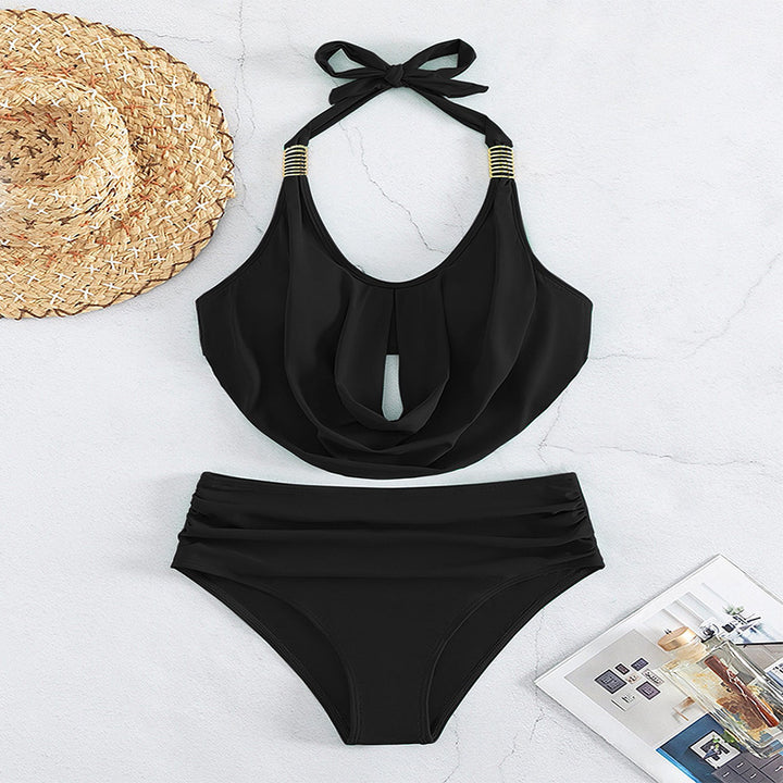 Damen Eleganter Badeanzug mit raffiniertem Drapé Drune