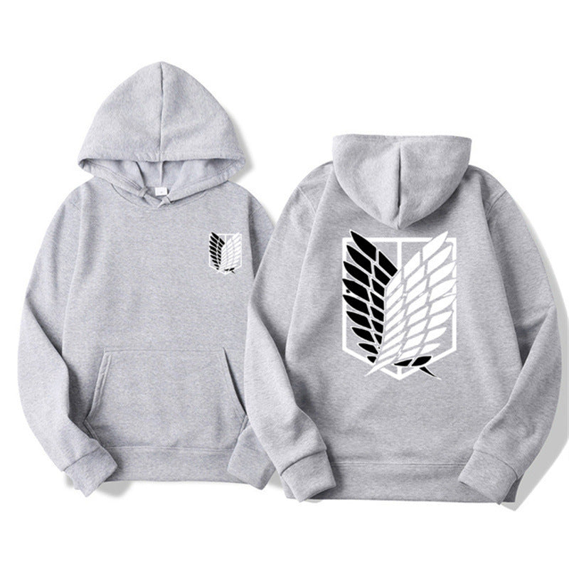 Damen Kapuzenpullover mit klassischem Anime-Motiv Drune