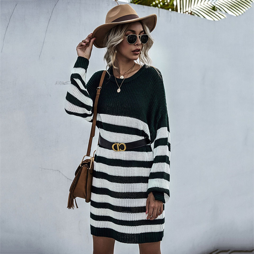 Damen Strickkleid mit lässigem Oversized-Schnitt Drune