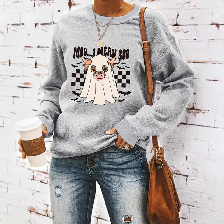 Damen Sweatshirt im fröhlichen Halloween-Design Drune