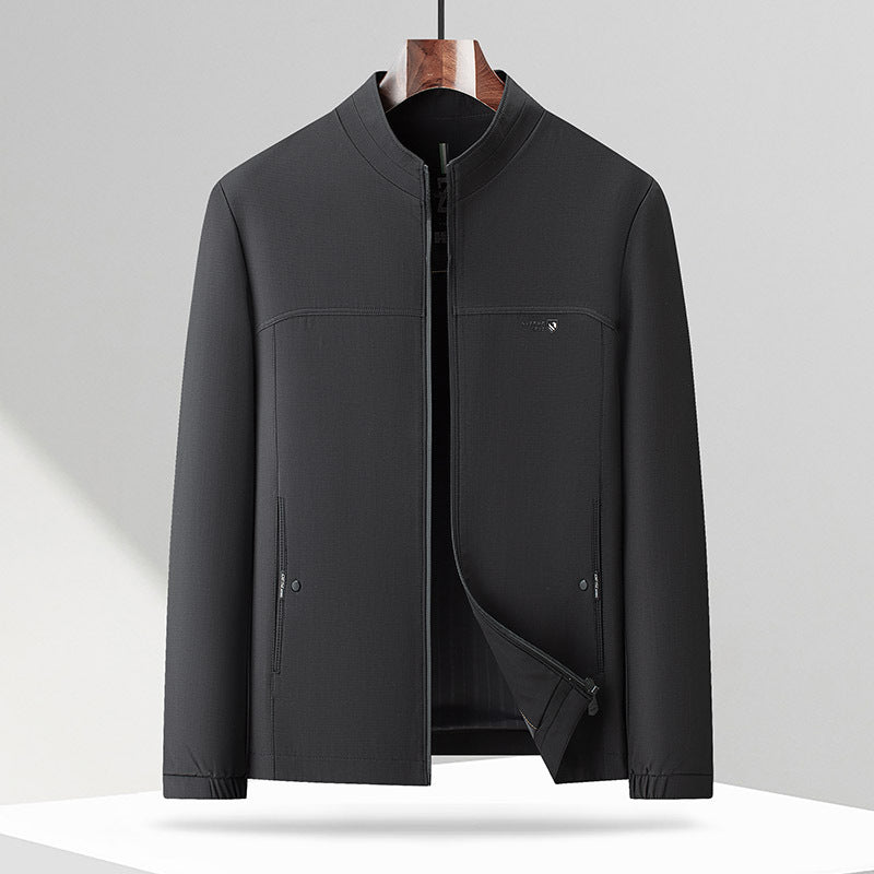 Herren Übergangsjacke mit praktischem Stehkragen und innovativem atmungsaktivem Gewebe Drune