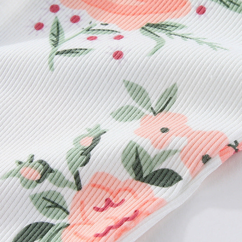 Mädchen Flared Leggings mit floralen Mustern Drune