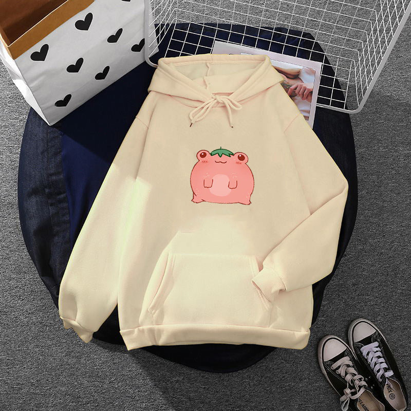 Damen Pullover mit süßem Froschdesign Drune