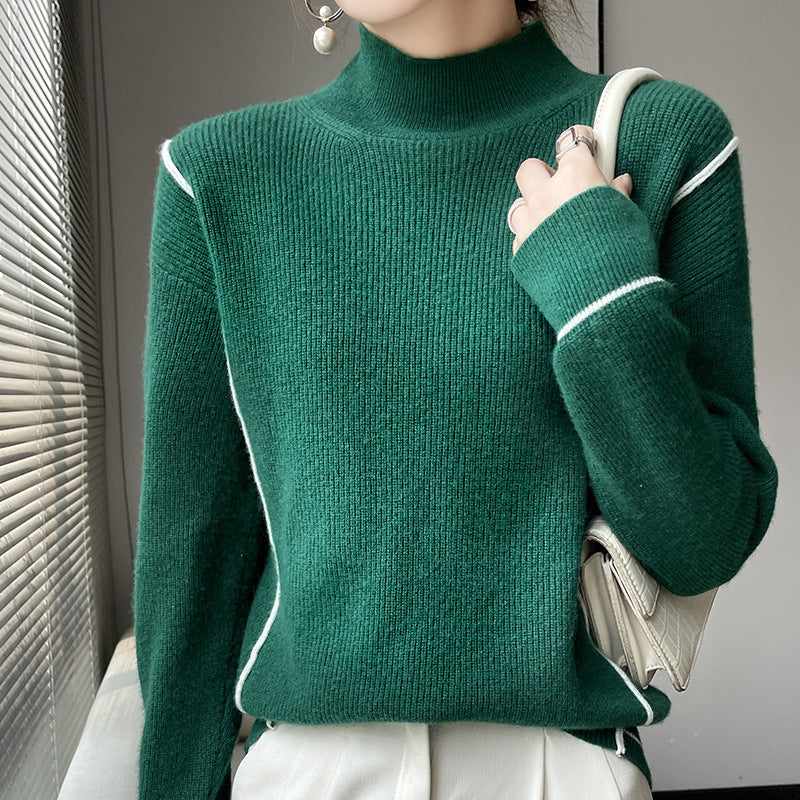 Drune | Eleganter schlichter Rollkragenpullover