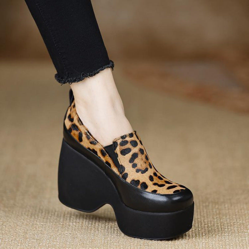 Damen Komfortable Plateau Stiefeletten mit modischem Design Drune
