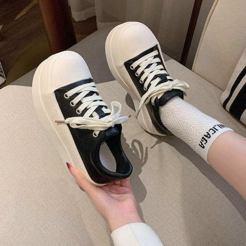 Damen Plateausneaker mit modischer Schnürung und komfortablem Innenfutter Drune