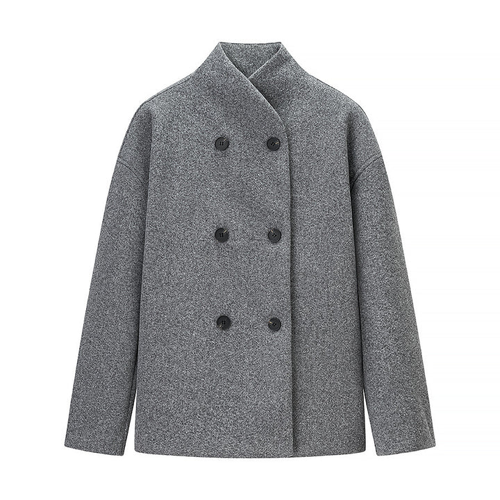 Damen elegante Doppelreiherjacke Drune