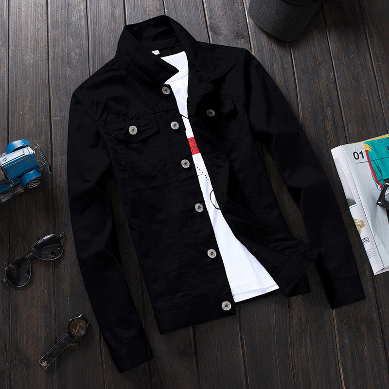 Damen leicht taillierte Denimjacke mit modischen Details Drune