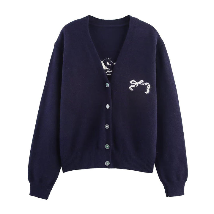 Damen Strickjacke mit dekorativen Knopfdetails und hochwertigem Material Drune