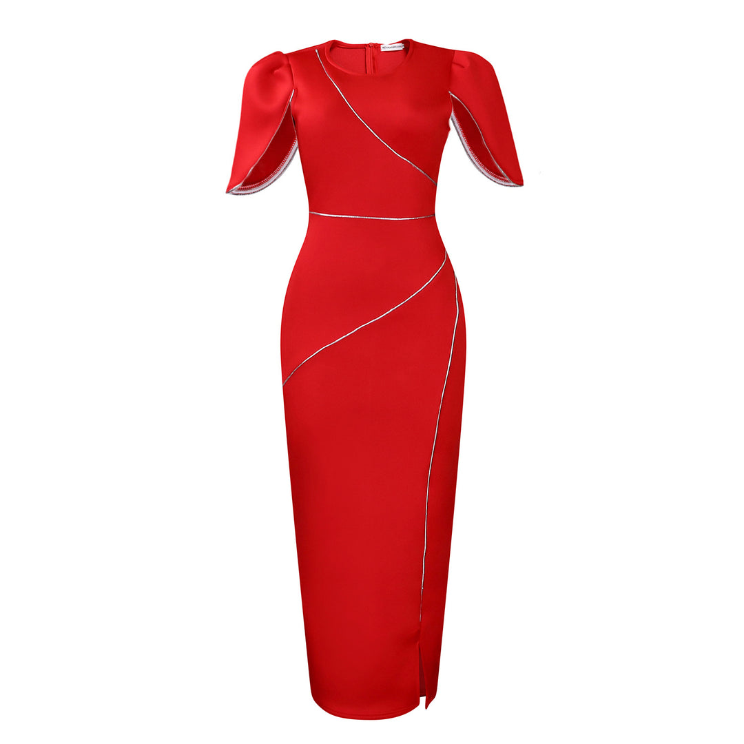 Damen Maxikleid mit elegantem Schnitt und modischen Details Drune