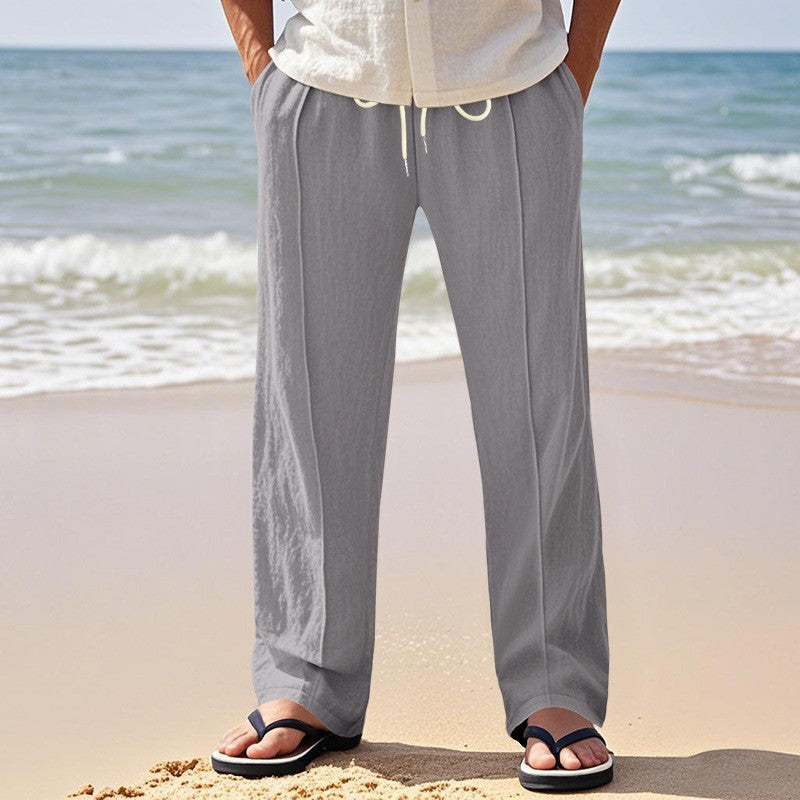 Herren Freizeithose mit elastischem Bund und seitlichen Taschen Drune