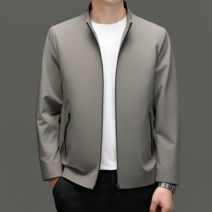 Herren sportliche Übergangsjacke mit modernem Stehkragen und atmungsaktiven Eigenschaften Drune