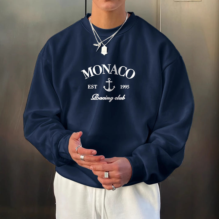 Damen Sweatshirt mit großzügigem Schnitt und einzigartigem Druck Drune