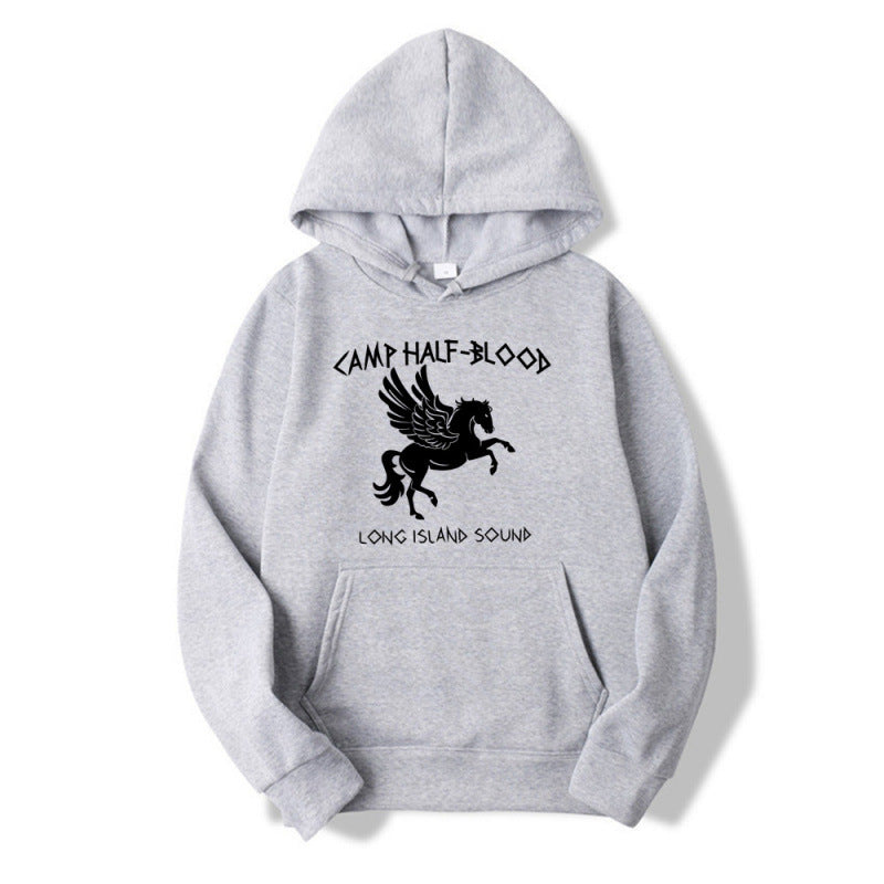Damen Hoodie mit kreativem Fantasy-Motiv Drune