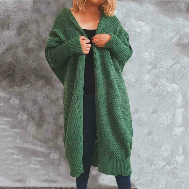 Drune | Solide Lange Strickjacke