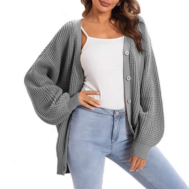 Damen Grobstrick-Cardigan mit lässigem Schnitt Drune