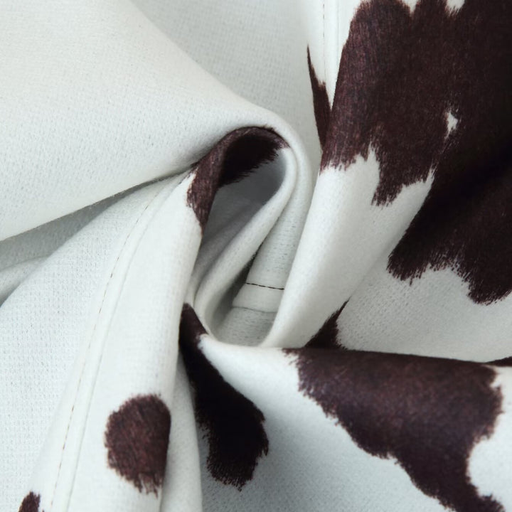 Damen modische Jacke im kreativen Kuhmotiv Drune
