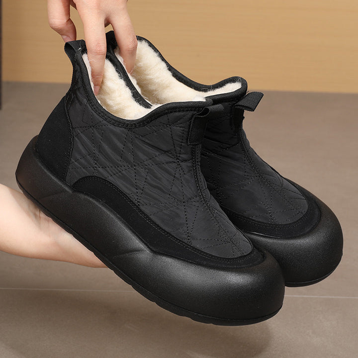 Damen Wasserdichte Isolierte Stiefeletten mit rutschfester Sohle Drune