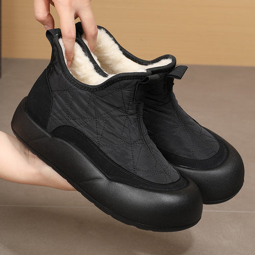Damen Wasserdichte Isolierte Stiefeletten mit rutschfester Sohle Drune