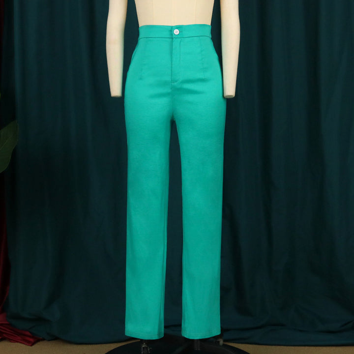 Damen Hochwertige, taillierte Hose mit elegantem Schnitt Drune