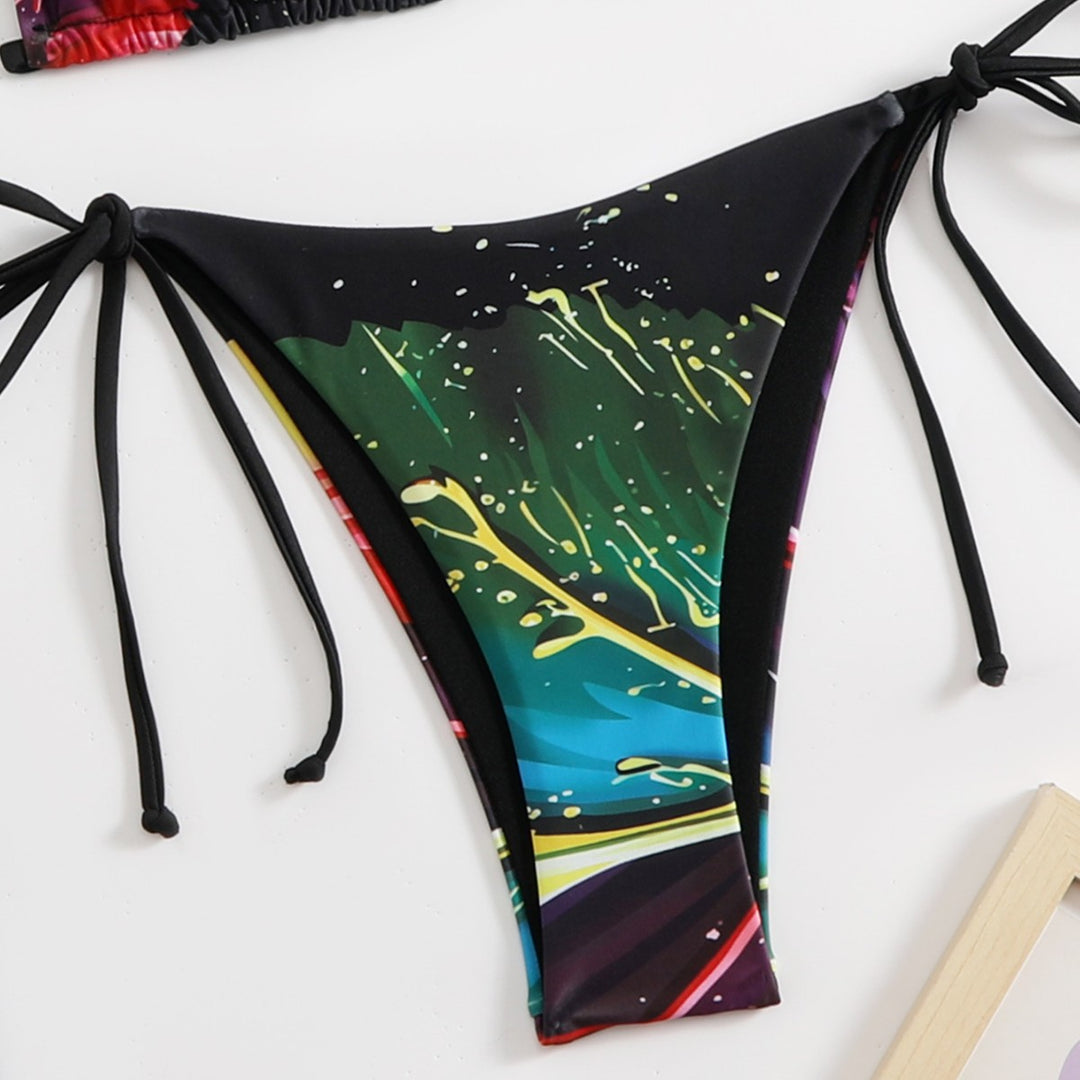 Damen Bikini-Set mit länglichem Rock Drune