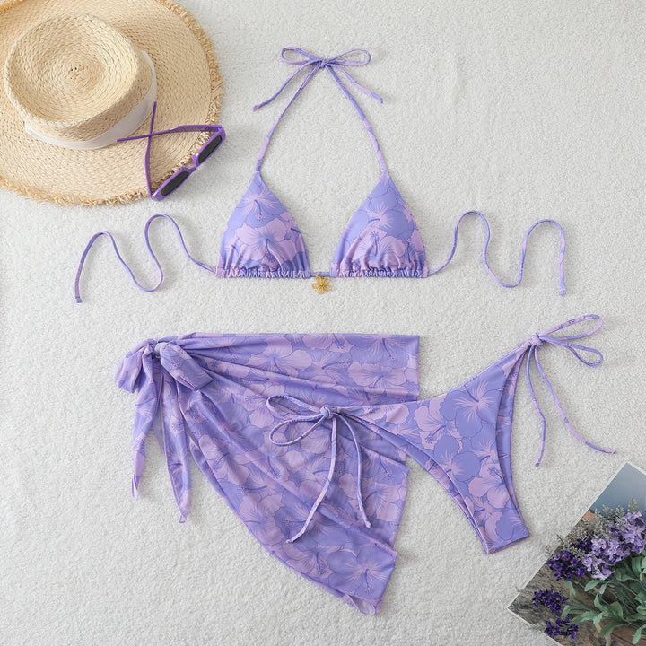 Damen Blumenmuster Bikiniset Drune